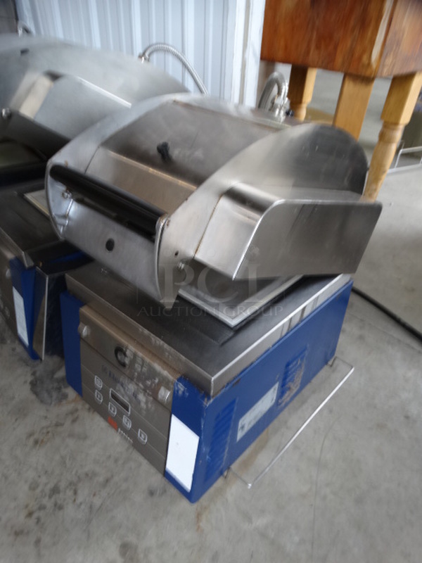 AWESOME! 2012 Electrolux Model HSPPAN HSG Panini Stainless Steel Commercial Countertop Electric Powered Panini Press. 208 Volts, 1 Phase. 14x24x21. Cannot Test Due To Plug Style - Image 2 of 11