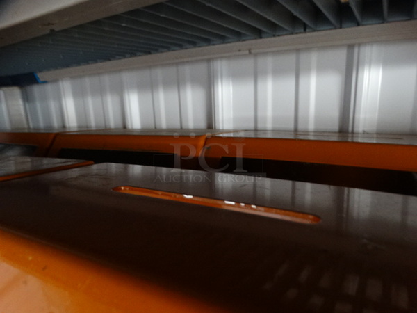 2 Orange Metal Cash Deposit Boxes w/ Top Slot and Clear Front Panel. 11.5x10x10. 2 Times Your Bid! - Image 3 of 3