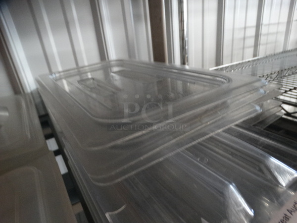 13 Clear Poly 1/3 Size Drop In Bin Lids. 13 Times Your Bid! - Image 3 of 3