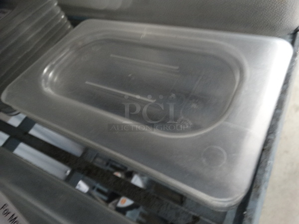 10 Clear Poly 1/9 Size Drop In Bin Lids. 10 Times Your Bid! - Image 2 of 2