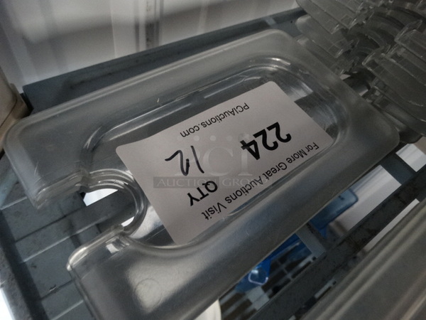 12 Clear Poly 1/9 Size Drop In Bin Lids. 12 Times Your Bid! - Image 3 of 3