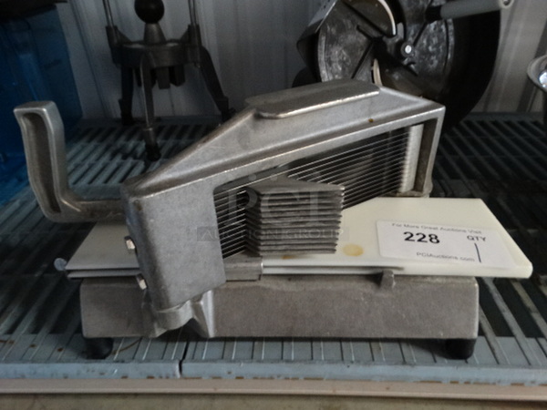 Nemco Metal Commercial Countertop Tomato Slicer. 16x8x8 - Image 1 of 4