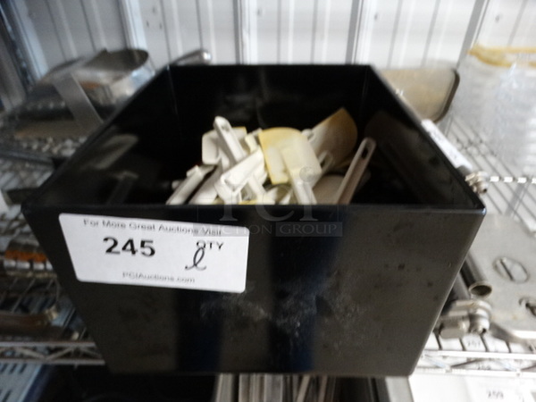 ALL ONE MONEY! Lot of Various Poly Utensils in Bin! - Image 1 of 5