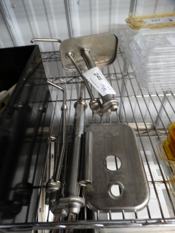 Metal Server Pump Piece w/ Extra Pieces.  - Image 1 of 3