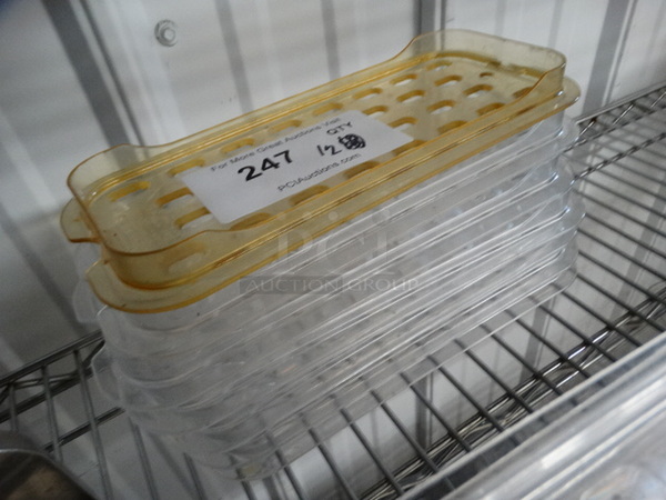 12 Poly 1/3 Size Drop In Bin Straining Inserts. 12 Times Your Bid! - Image 2 of 3