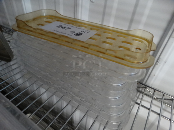 12 Poly 1/3 Size Drop In Bin Straining Inserts. 12 Times Your Bid! - Image 3 of 3