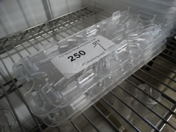 7 Clear Poly 1/3 Size Drop In Bin Straining Inserts. 7 Times Your Bid! - Image 2 of 3