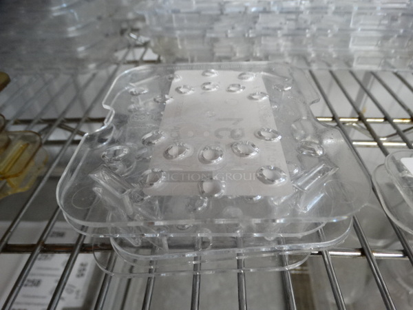 5 Clear Poly 1/6 Size Drop In Bin Straining Inserts. 5 Times Your Bid! - Image 1 of 2