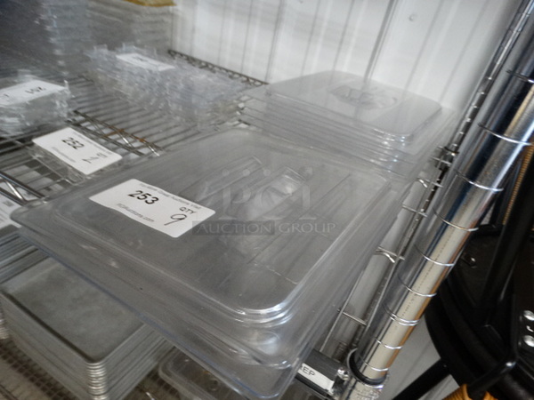 9 Poly Clear 1/2 Size Drop In Bin Lids. 9 Times Your Bid! - Image 3 of 5
