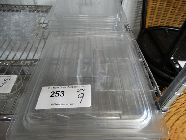 9 Poly Clear 1/2 Size Drop In Bin Lids. 9 Times Your Bid! - Image 4 of 5