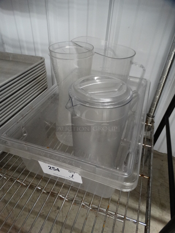 ALL ONE MONEY! Lot of Clear Poly Containers in Bin! - Image 3 of 3