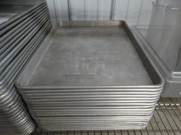 10 Metal Half Size Baking Pans. 13x18x1. 10 Times Your Bid!