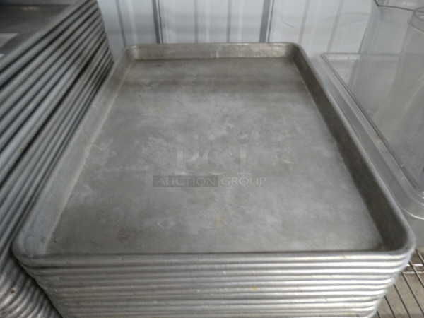 10 Metal Half Size Baking Pans. 13x18x1. 10 Times Your Bid! - Image 3 of 3