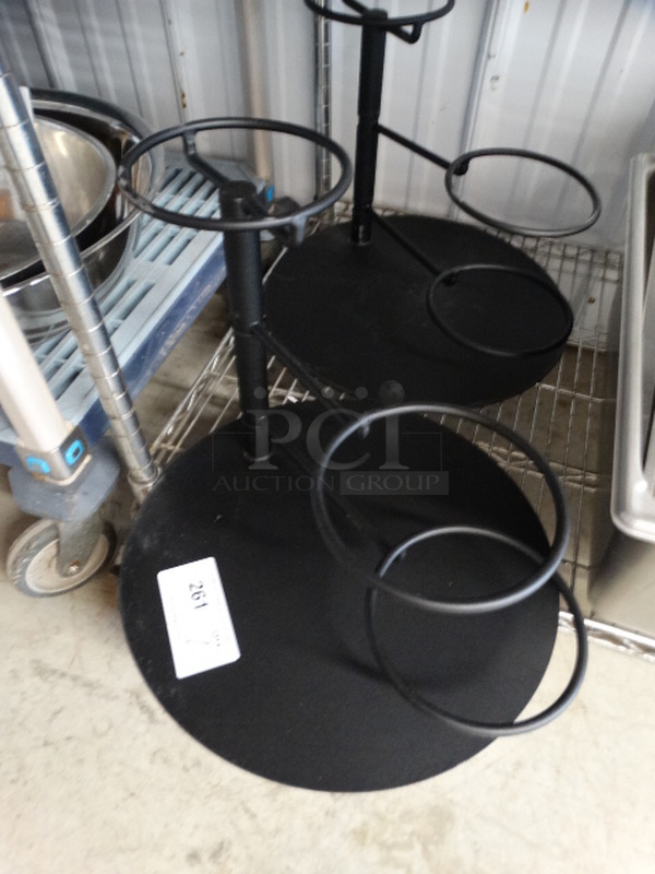 2 Metal Black Countertop Holders. 16x16x12. 2 Times Your Bid! - Image 3 of 3