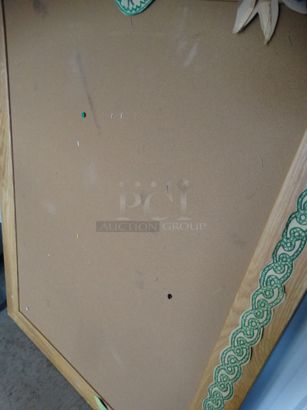 Bulletin Board w/ Frame. 48x2x36 - Image 3 of 5