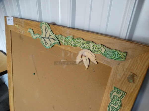 Bulletin Board w/ Frame. 48x2x36 - Image 4 of 5