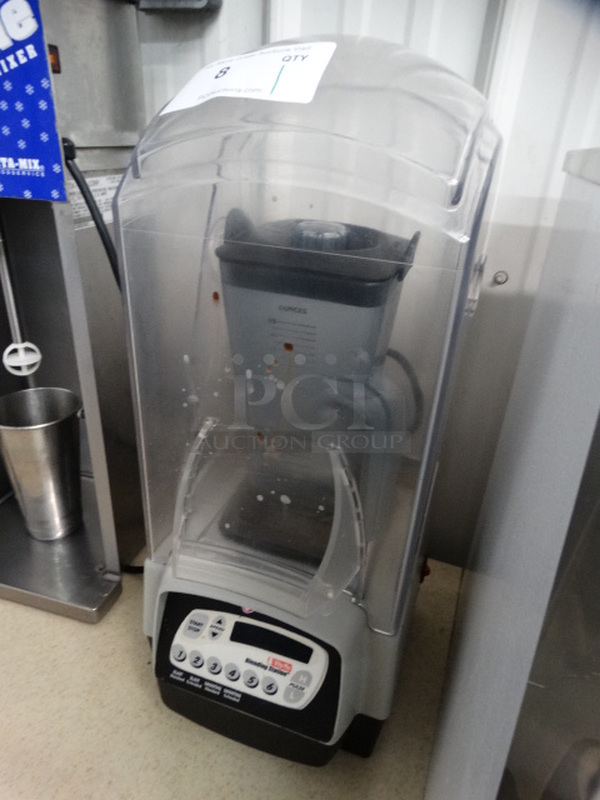 NICE! Vita Mix Model VM0115A Metal Commercial Countertop Blender w/ Pitcher and Clear Poly Cover. 120 Volts, 1 Phase. 9x11x22. Tested and Working! - Image 3 of 7
