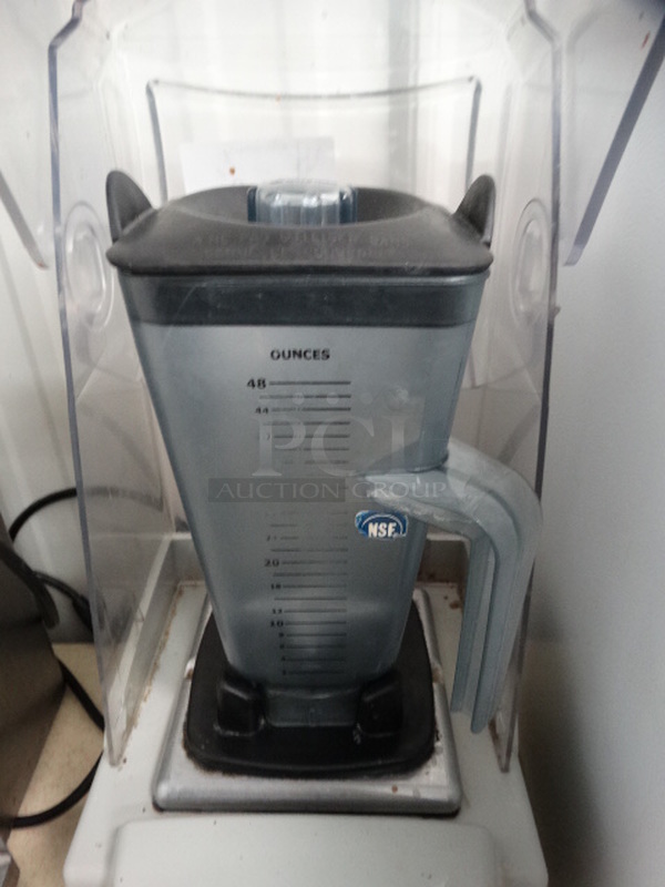 NICE! Vita Mix Model VM0115A Metal Commercial Countertop Blender w/ Pitcher and Clear Poly Cover. 120 Volts, 1 Phase. 9x11x22. Tested and Working! - Image 6 of 7