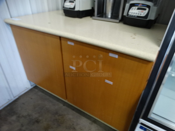 Wood Pattern Counter. 48x30x34 - Image 2 of 4