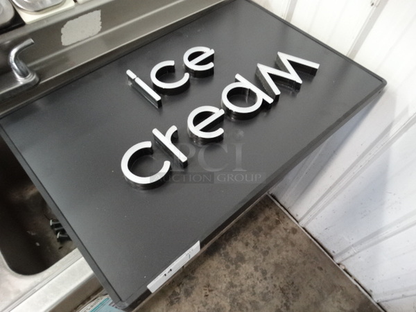 iLight Technologies Ice Cream Sign. 30x2x20 - Image 2 of 6