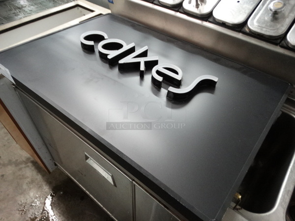 iLight Technologies Cakes Sign. 30x2x20 - Image 2 of 6
