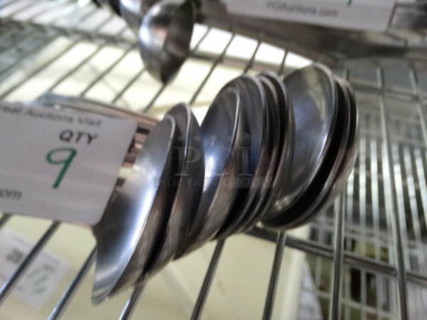 9 Metal Ladles. 6". 9 Times Your Bid! - Image 2 of 3