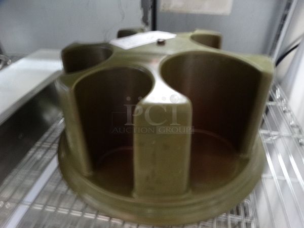 Green Poly Countertop Rotating Holder. 13x13x7 - Image 4 of 4
