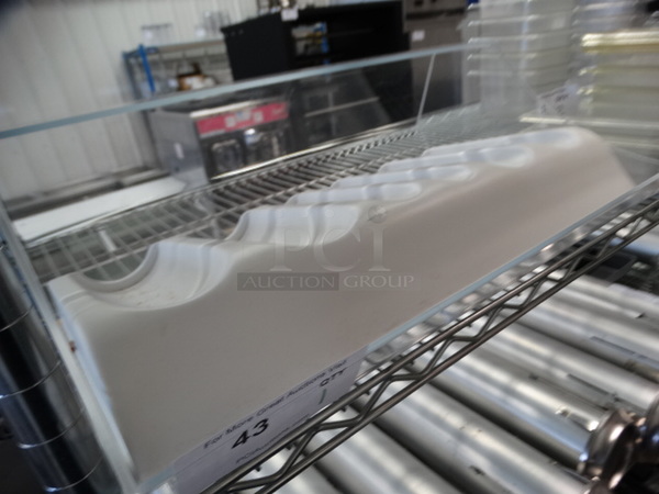 Poly Clear and White Holder. 20x13x7  - Image 4 of 4