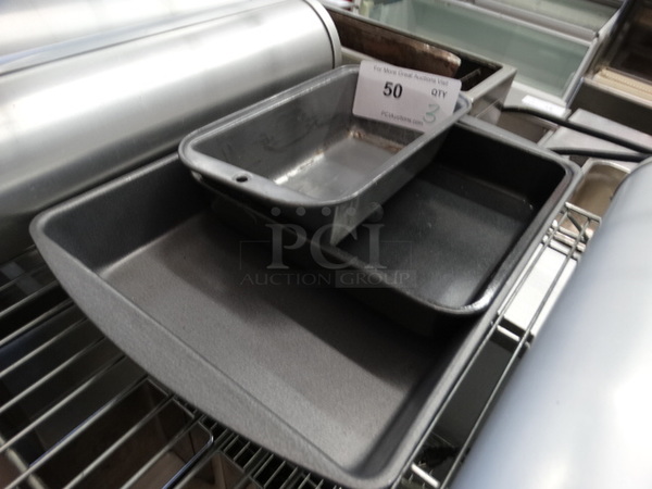 3 Various Metal Baking Pans. Includes 9.5x14x2. 3 Times Your Bid! - Image 2 of 3