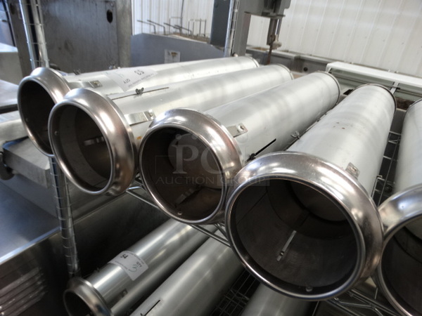 4 Metal Cup Dispensers. 5.5x5.5x24.5. 4 Times Your Bid! - Image 1 of 5