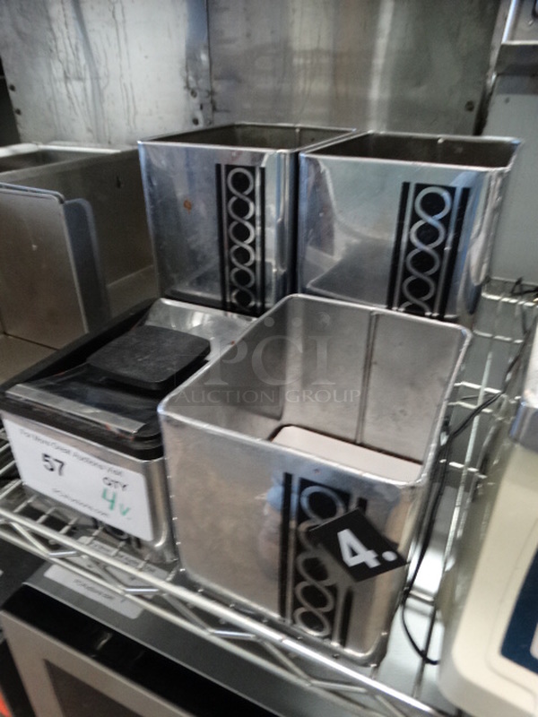 4 Various Metal Bins. Includes 6x4.5x8. 4 Times Your Bid! - Image 2 of 6