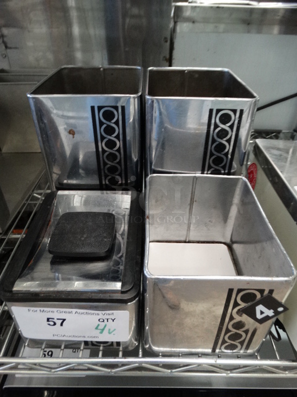 4 Various Metal Bins. Includes 6x4.5x8. 4 Times Your Bid! - Image 4 of 6