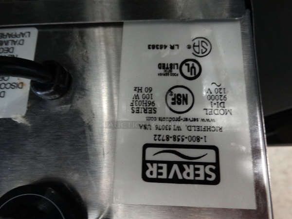 NICE! Server Model DI-1 Stainless Steel Commercial Countertop Warmer. 120 Volts, 1 Phase. 7.5x8.5x7.5. Tested and Working! - Image 5 of 5