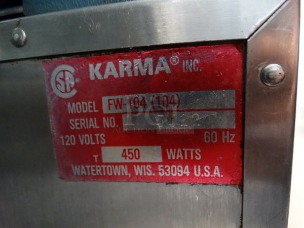 NICE! Karma Model FW-104 Stainless Steel Commercial Countertop Warmer. 120 Volts, 1 Phase. 8.5x8.5x10.5. Tested and Working! - Image 5 of 6