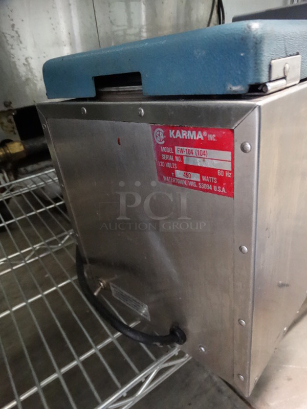 NICE! Karma Model FW-104 Stainless Steel Commercial Countertop Warmer. 120 Volts, 1 Phase. 8.5x8.5x10.5. Tested and Working! - Image 6 of 6