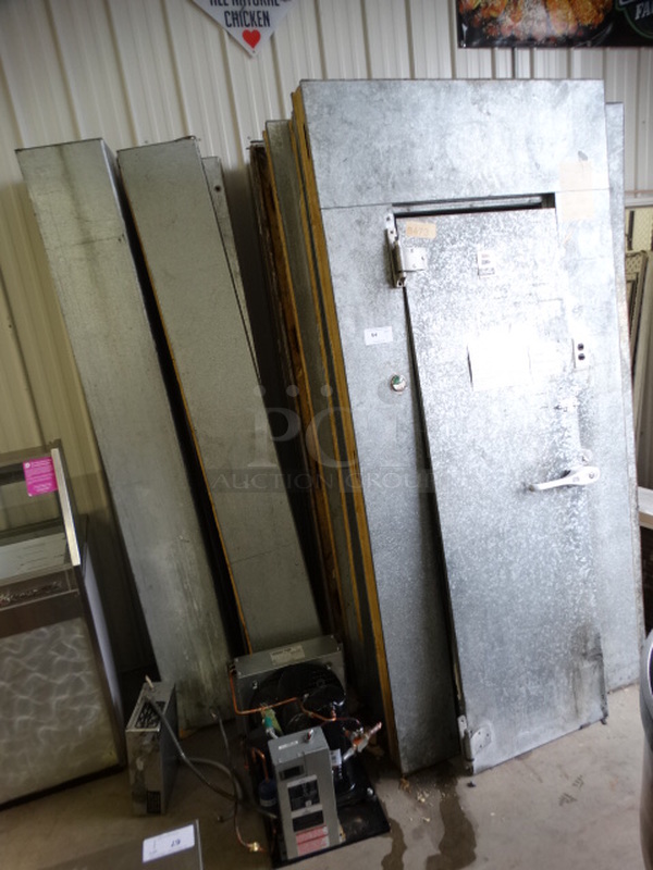 AWESOME! Bally 6'x6'x8.5' Walk In Freezer Box w/ Floor, Lightly Used Copeland Model FPAK-013Z-CFV-072 Compressor and Bally Condenser. Compressor Was Replaced in February of 2018! 208-230 Volts, 1 Phase. 6'x6'x8.5' - Image 2 of 9