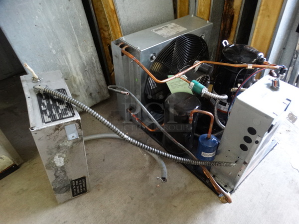 AWESOME! Bally 6'x6'x8.5' Walk In Freezer Box w/ Floor, Lightly Used Copeland Model FPAK-013Z-CFV-072 Compressor and Bally Condenser. Compressor Was Replaced in February of 2018! 208-230 Volts, 1 Phase. 6'x6'x8.5' - Image 8 of 9