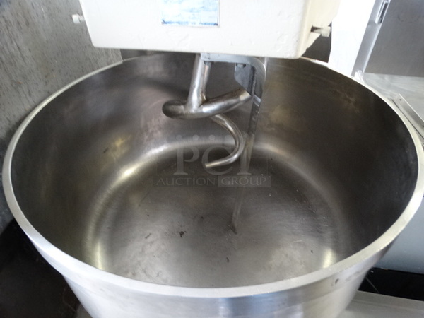 FANTASTIC! BMD Metal Commercial Floor Style Spiral Mixer w/ Mixing Bowl and Dough Hook Attachment. 37x55x61 - Image 3 of 9