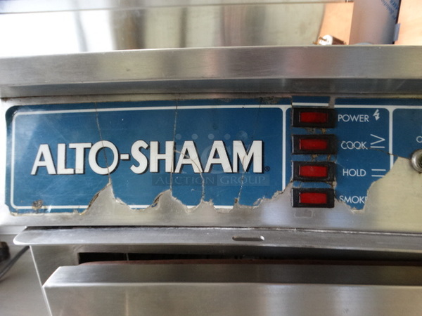 GREAT! Alto Shaam Model 767-SK Stainless Steel Commercial Cook N Hold Cabinet. 125 Volts, 1 Phase. 25.5x29.5x29.5. Cannot Test Due To Plug Style  - Image 4 of 10