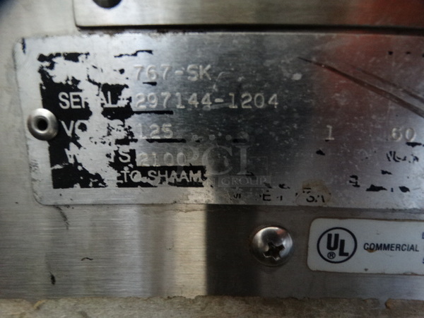 GREAT! Alto Shaam Model 767-SK Stainless Steel Commercial Cook N Hold Cabinet. 125 Volts, 1 Phase. 25.5x29.5x29.5. Cannot Test Due To Plug Style  - Image 10 of 10