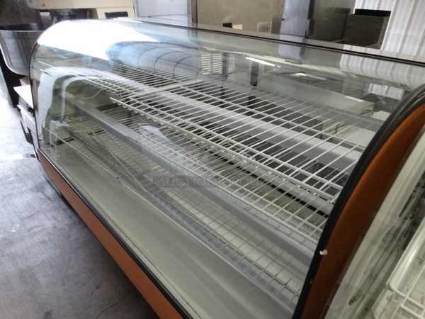 SWEET! Federal Commercial Floor Style Dry Display Case Merchandiser w/ Poly Coated Racks. 78x32x49 - Image 3 of 5