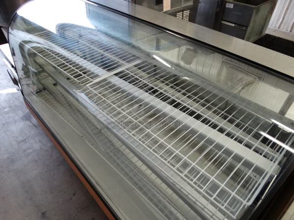 SWEET! Federal Commercial Floor Style Dry Display Case Merchandiser w/ Poly Coated Racks. 78x32x49 - Image 4 of 5