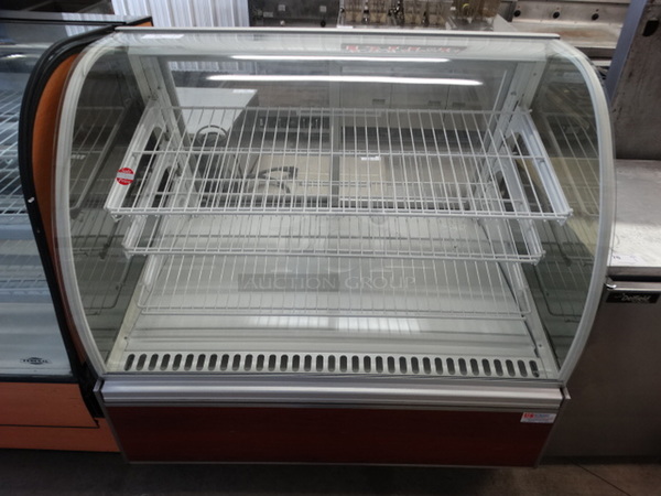 SWEET! Federal Model SN48 Commercial Floor Style Deli Display Case Merchandiser w/ Poly Coated Racks. 120 Volts, 1 Phase. 48x35x49. Tested and Powers On But Does Not Get Cold - Image 1 of 7