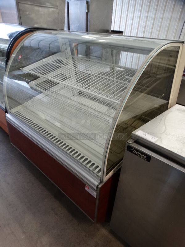 SWEET! Federal Model SN48 Commercial Floor Style Deli Display Case Merchandiser w/ Poly Coated Racks. 120 Volts, 1 Phase. 48x35x49. Tested and Powers On But Does Not Get Cold - Image 2 of 7