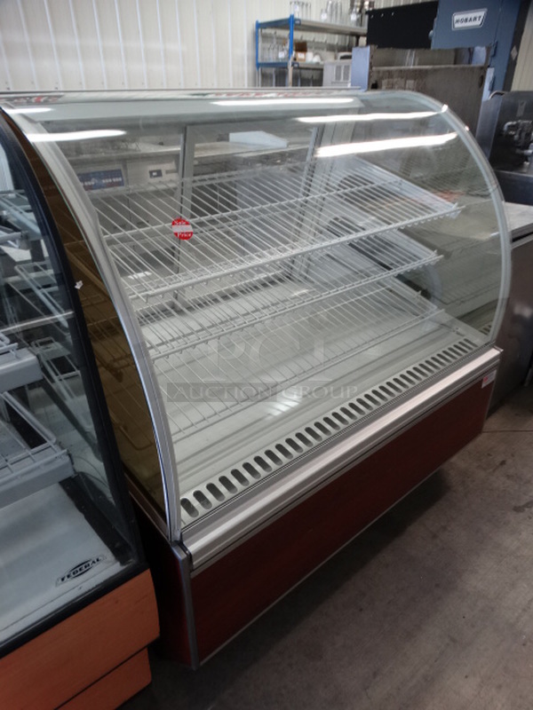SWEET! Federal Model SN48 Commercial Floor Style Deli Display Case Merchandiser w/ Poly Coated Racks. 120 Volts, 1 Phase. 48x35x49. Tested and Powers On But Does Not Get Cold - Image 3 of 7