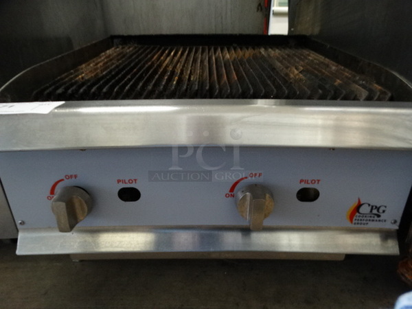 NICE! CPG Stainless Steel Commercial Countertop Gas Powered Charbroiler Grill. 24x27x16 - Image 2 of 7