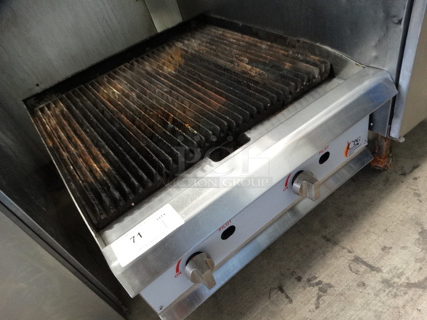 NICE! CPG Stainless Steel Commercial Countertop Gas Powered Charbroiler Grill. 24x27x16 - Image 4 of 7