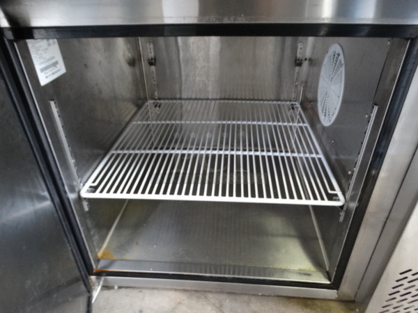 GREAT! 2018 Migali Model C-PP44-HC Stainless Steel Commercial Pizza Prep Table. 115 Volts, 1 Phase. 44x33x38. Tested and Working! - Image 5 of 7