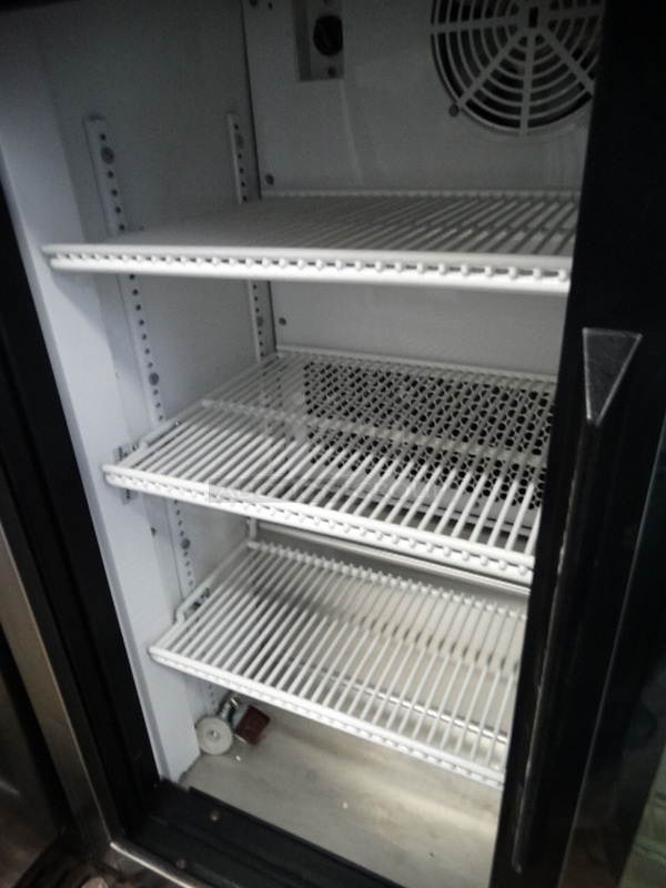 WOW! 2014 True Model TSD-09G-LD Stainless Steel Commercial 2 Door Cooler Merchandiser. 115 Volts, 1 Phase. 36x21x35. Tested and Working! - Image 7 of 8
