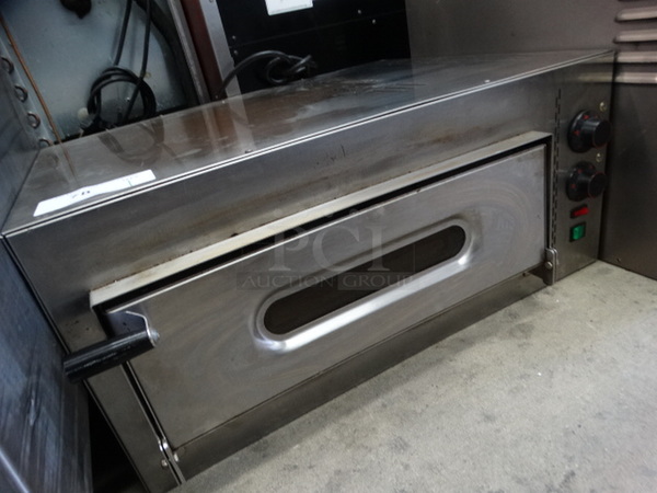 NICE! Stainless Steel Commercial Countertop Electric Powered Pizza Oven. 8.5x23x13 - Image 3 of 7